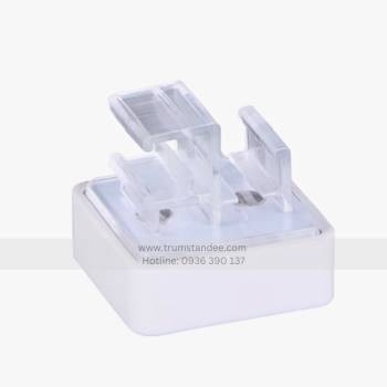 Chân nam châm 2 ngạc gắn khung bảng giá siêu thị