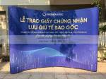 Backdrop cong sự kiện: Giải pháp tạo điểm nhấn chuyên nghiệp 2026